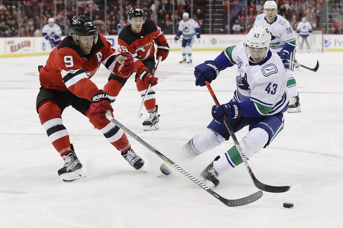 New Jersey Devils vs Vancouver Canucks