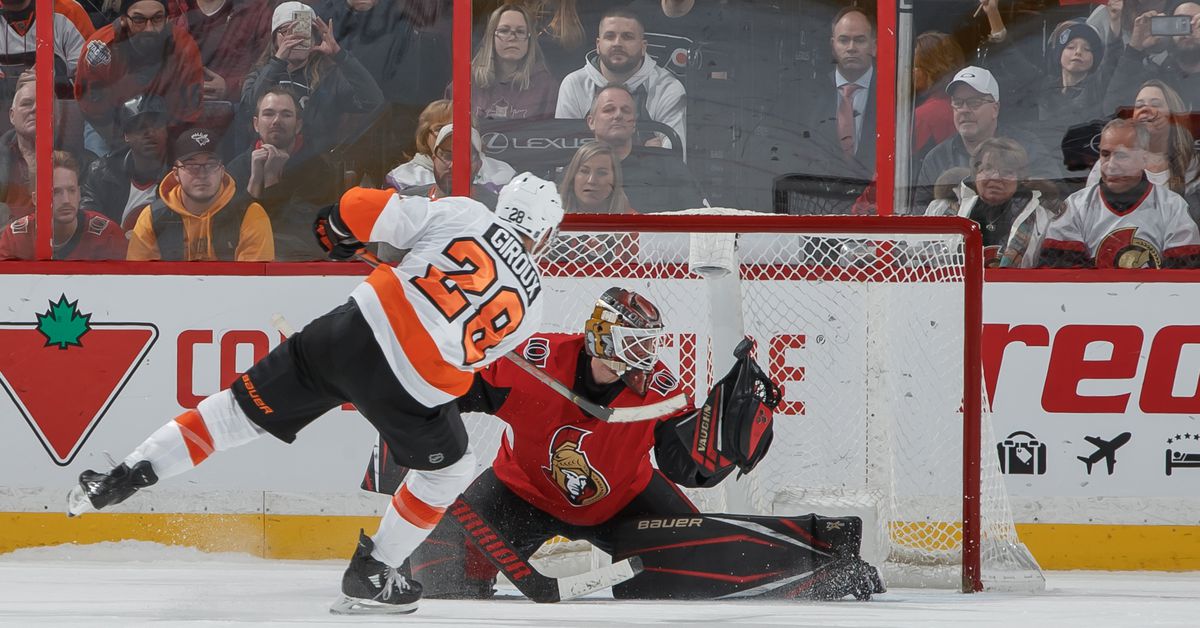 Ottawa Senators vs Philadelphia Flyers